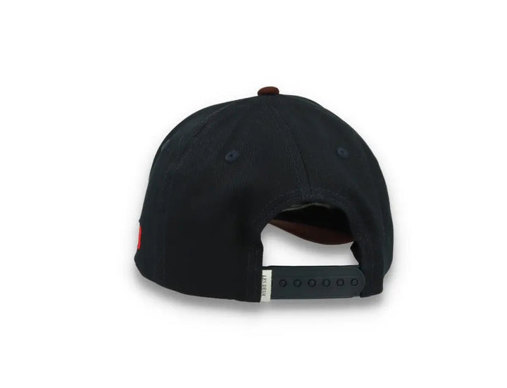 Baseball Cap Suede II Dark Navy/Ebony Brown - LOKK