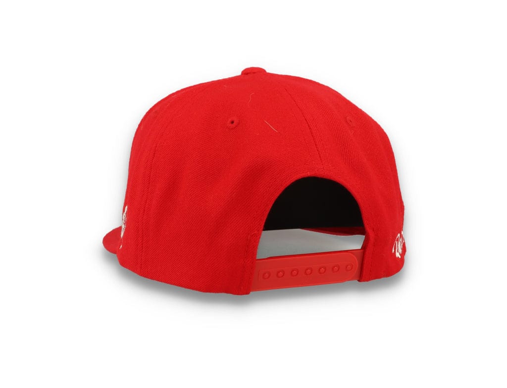 LOKK X RADIO BORGEN Snapback Red/White - LOKK