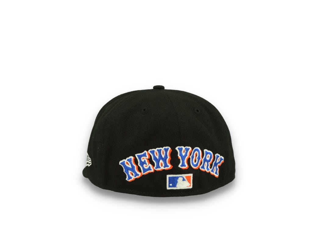 59FIFTY Upside Down All Over Print NY Mets Black