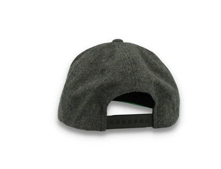 Yupoong Snapback Melton Wool 6689M Dark Grey - LOKK