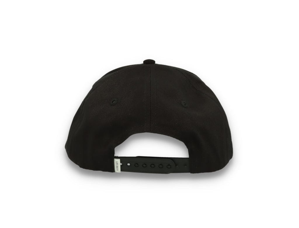 Les Deux Baseball Cap Suede II Black/White - LOKK