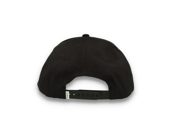 Les Deux Baseball Cap Suede II Black/White - LOKK
