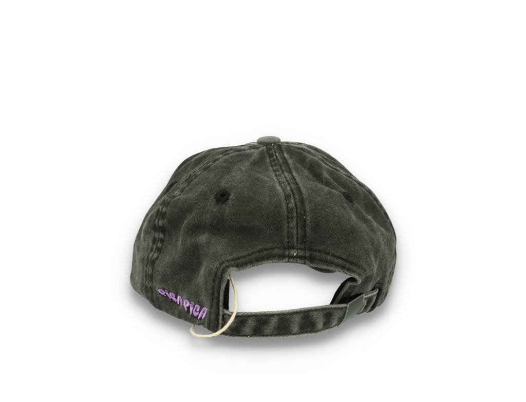 Smiley Face  Washed Black