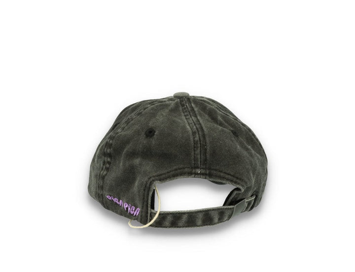 Smiley Face  Washed Black