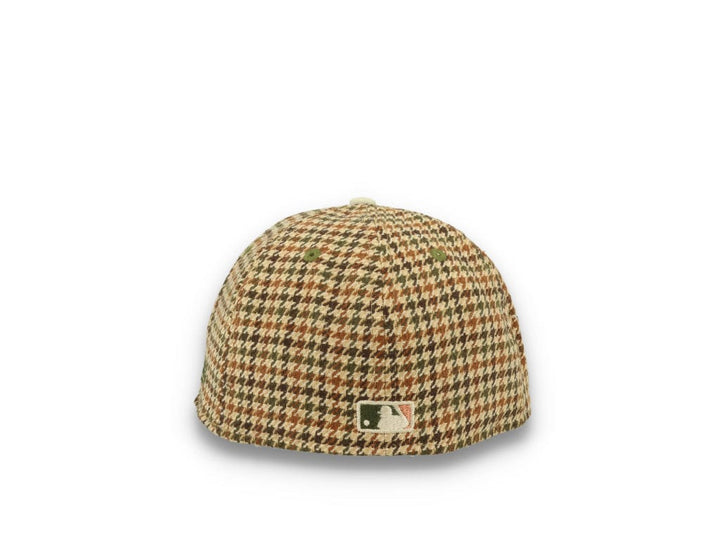 59FIFTY Houndstooth New York Yankees Open Market Tan