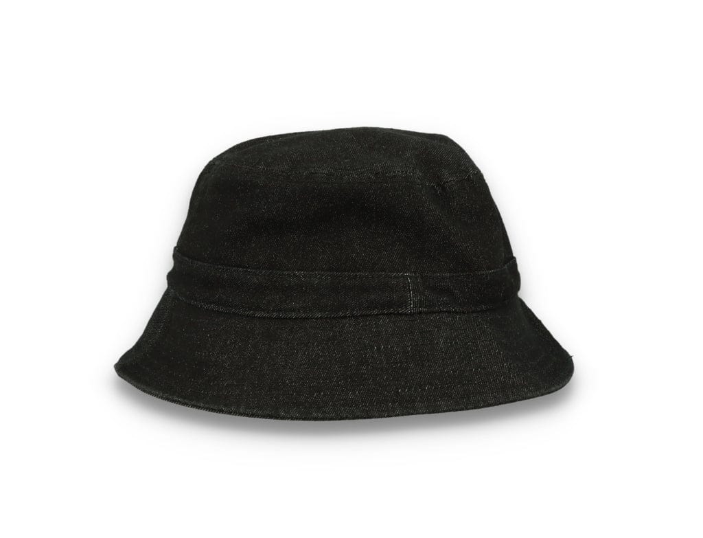 Skinny E Bucket Hat Black Denim