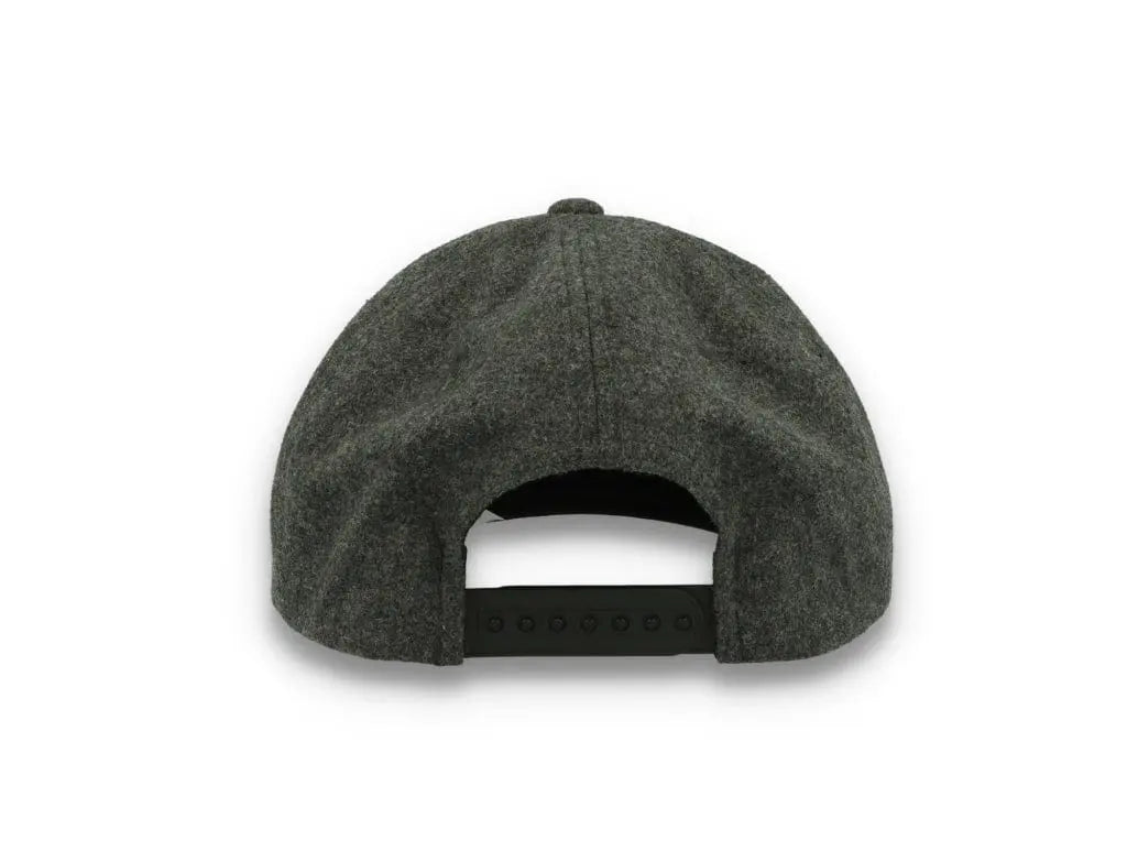 Yupoong Snapback Melton Wool 6689M Dark Grey - LOKK