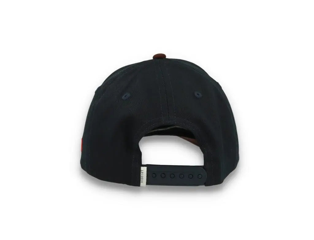 Baseball Cap Suede II Dark Navy/Ebony Brown - LOKK