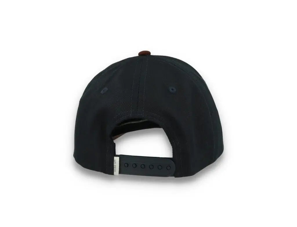 Baseball Cap Suede II Dark Navy/Ebony Brown - LOKK