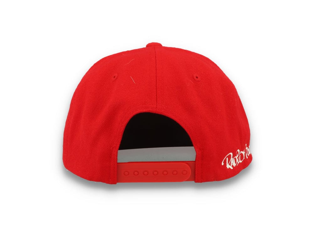 LOKK X RADIO BORGEN Snapback Red/White - LOKK