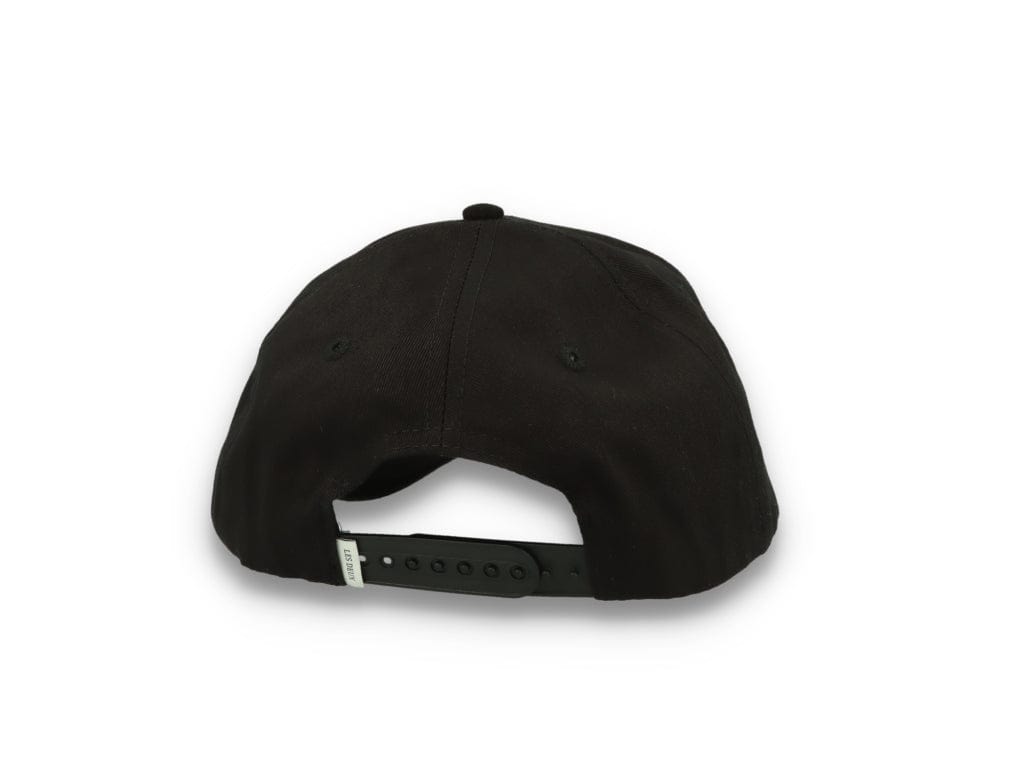 Les Deux Baseball Cap Suede II Black/White - LOKK