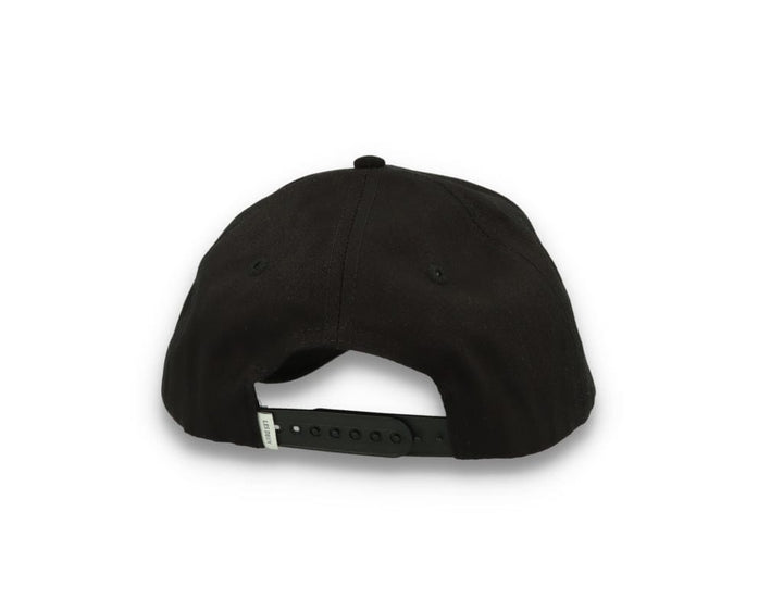 Les Deux Baseball Cap Suede II Black/White - LOKK