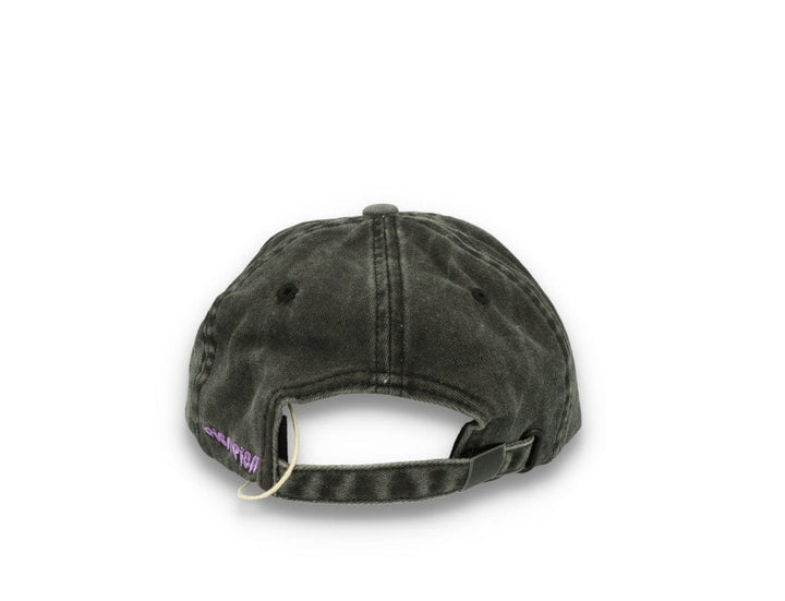 Smiley Face  Washed Black