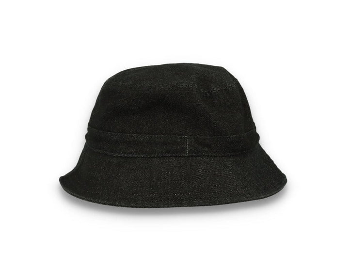 Skinny E Bucket Hat Black Denim - LOKK