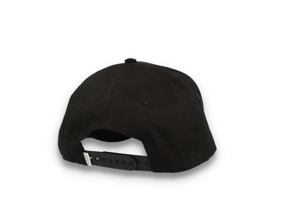 Les Deux Baseball Cap Suede II Black/White - LOKK