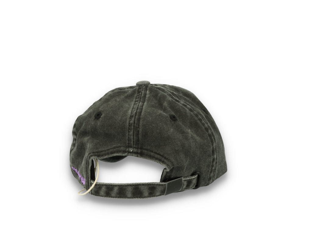 Smiley Face  Washed Black