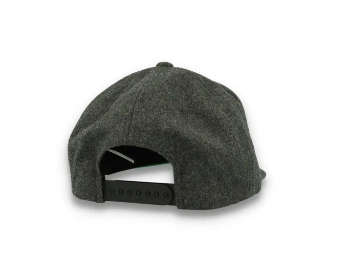 Yupoong Snapback Melton Wool 6689M Dark Grey - LOKK