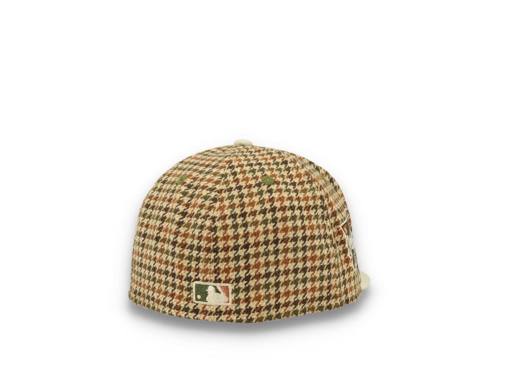 59FIFTY Houndstooth New York Yankees Open Market Tan