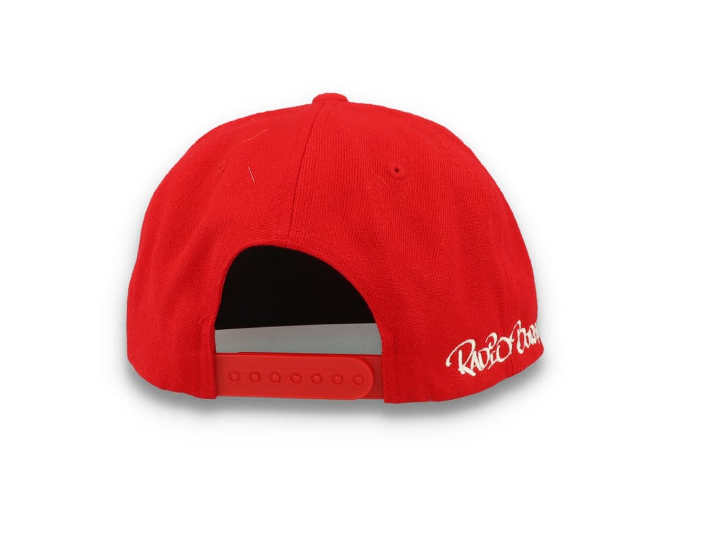 LOKK X RADIO BORGEN Snapback Red/White - LOKK