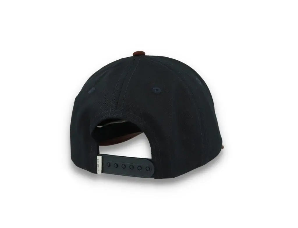 Baseball Cap Suede II Dark Navy/Ebony Brown - LOKK