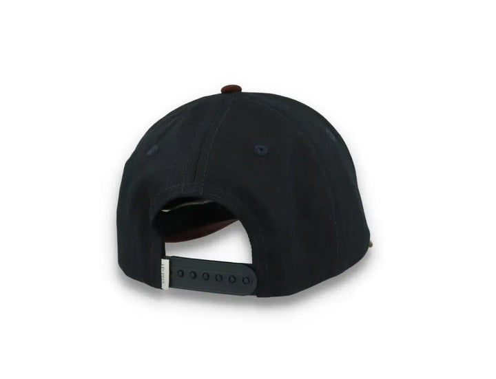 Baseball Cap Suede II Dark Navy/Ebony Brown - LOKK