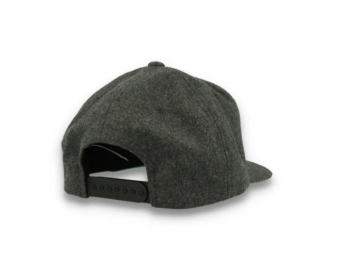 Yupoong Snapback Melton Wool 6689M Dark Grey - LOKK