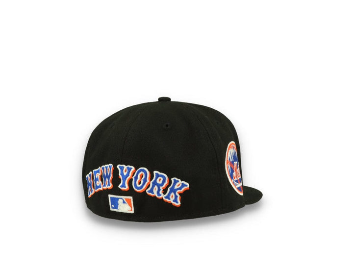 59FIFTY Upside Down All Over Print NY Mets Black