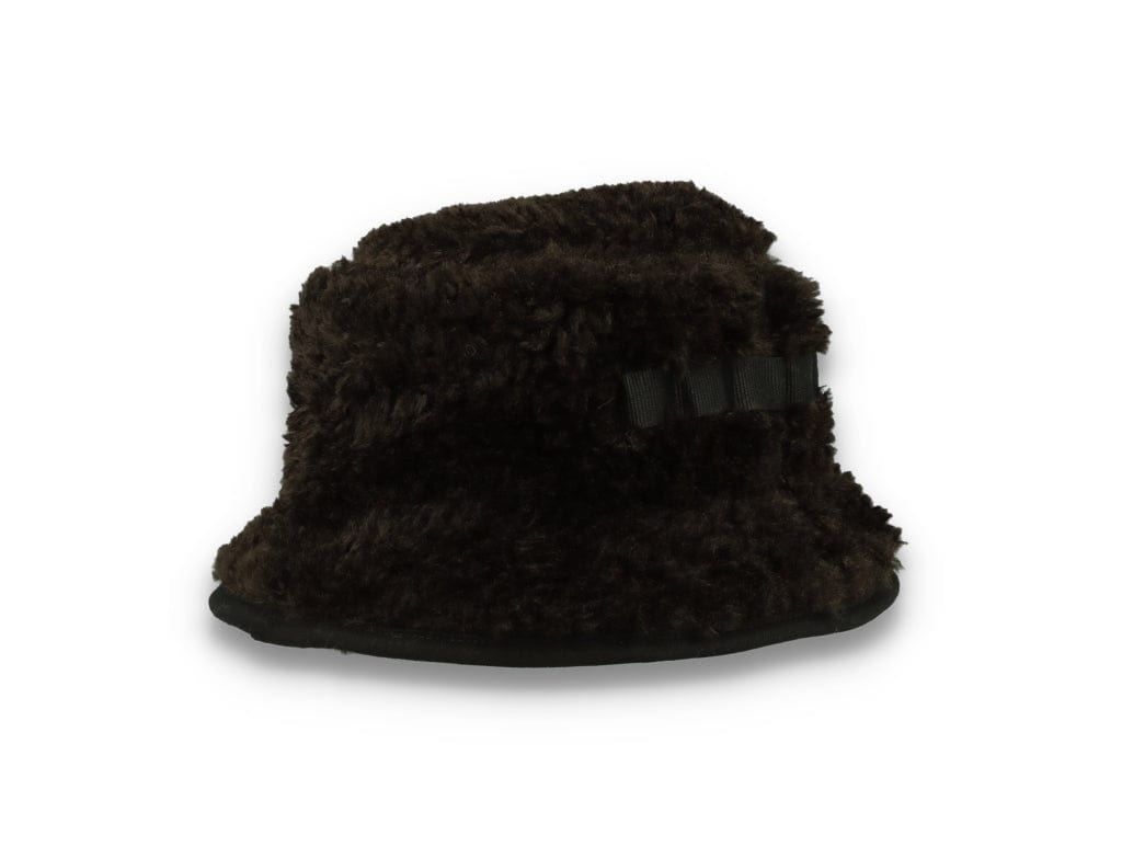 Faux Shearling Utility Bucket Black - LOKK