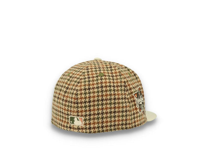 59FIFTY Houndstooth New York Yankees Open Market Tan