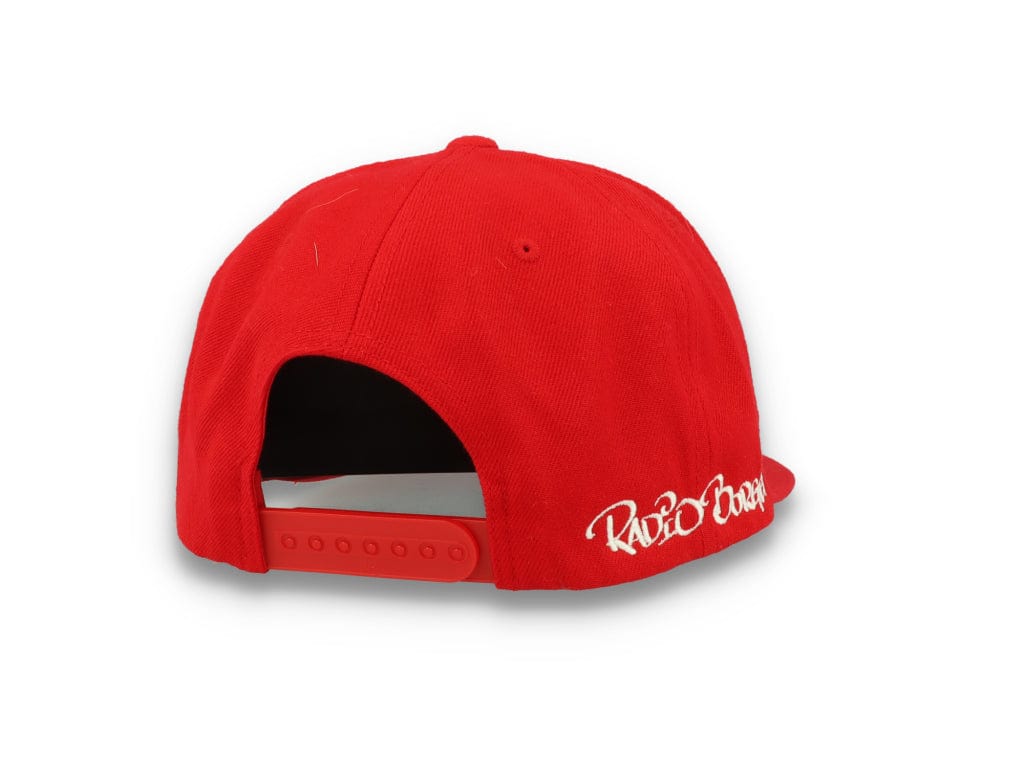 LOKK X RADIO BORGEN Snapback Red/White - LOKK