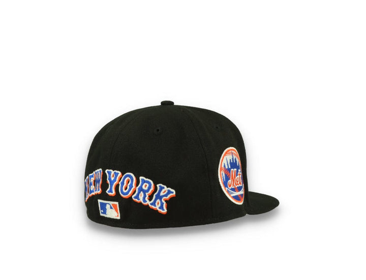 59FIFTY Upside Down All Over Print NY Mets Black