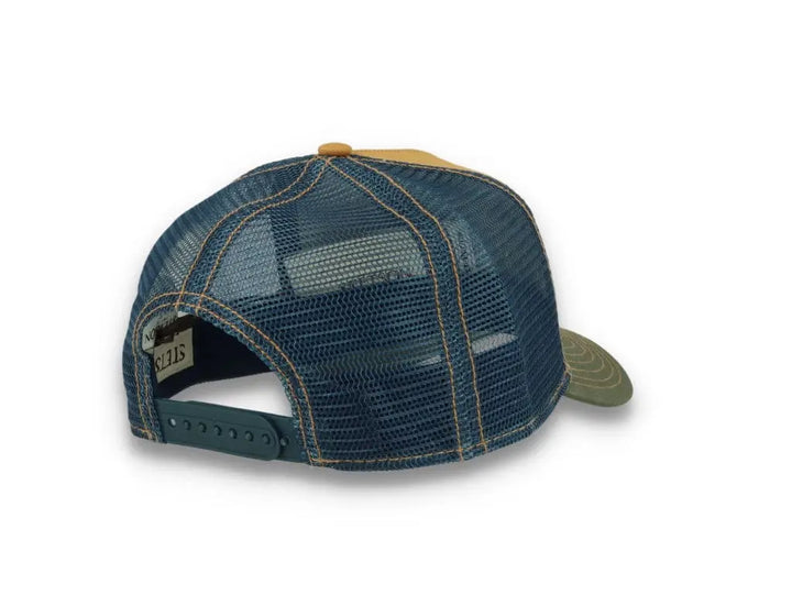 Trucker Cap Motorcycle Brown/Olive - LOKK