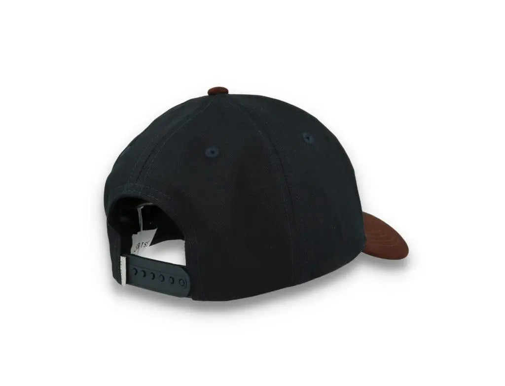 Baseball Cap Suede II Dark Navy/Ebony Brown - LOKK