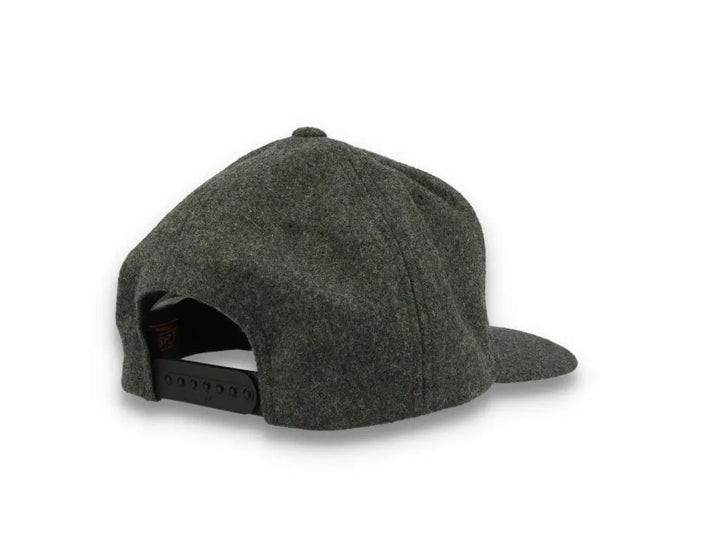 Yupoong Snapback Melton Wool 6689M Dark Grey - LOKK