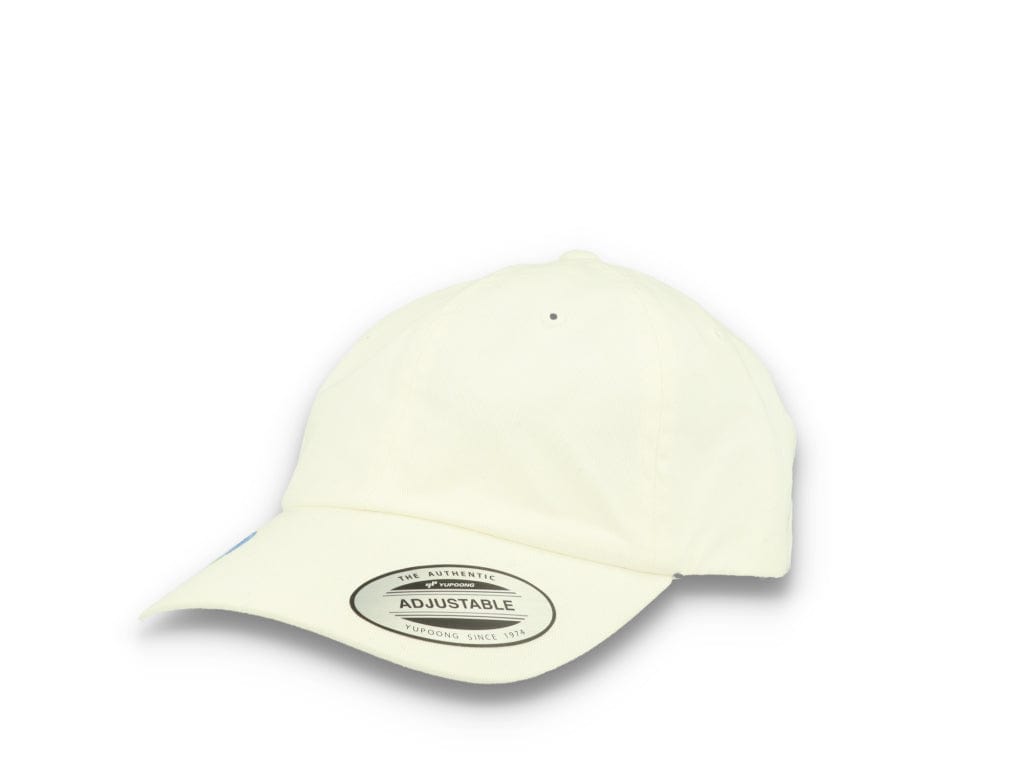 White Dad Cap Eco Wash Low Profile Cotton Twill - 6245EC