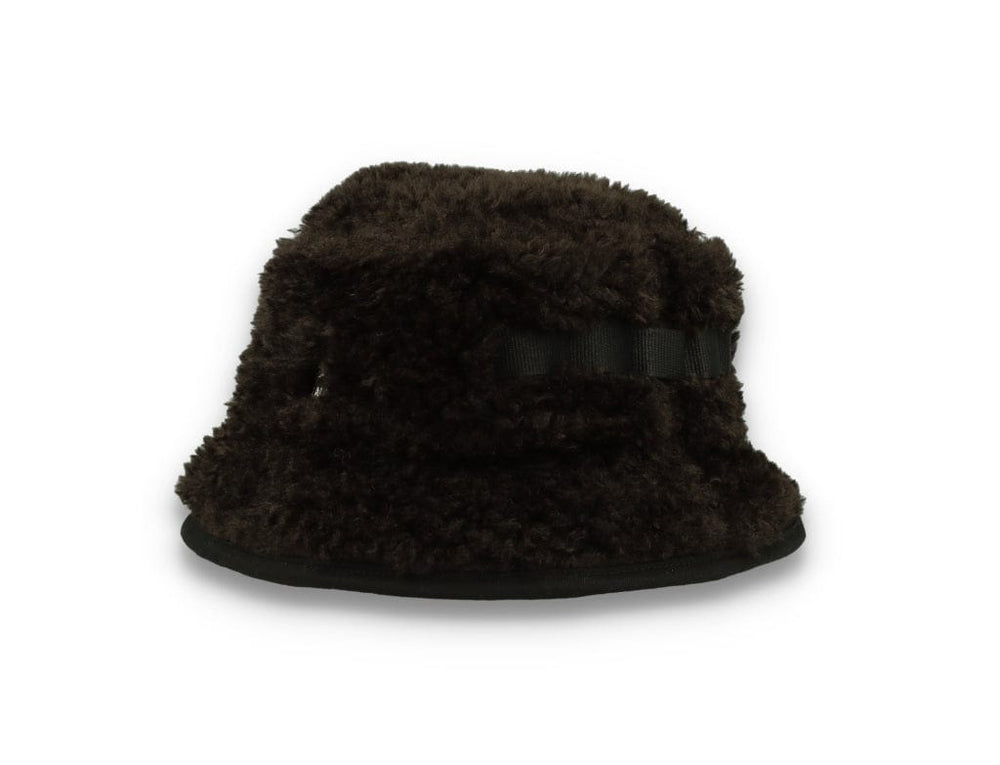 Faux Shearling Utility Bucket Black - LOKK