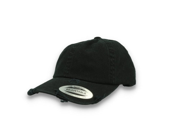 Low Profile Destroyed Cap Black 6245DC - LOKK