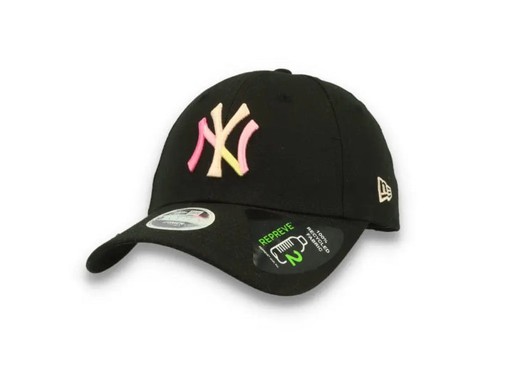9FORTY Womens Block Logo New York Yankees Black - LOKK