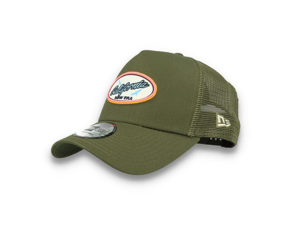 Oval State Trucker New Era Green - LOKK