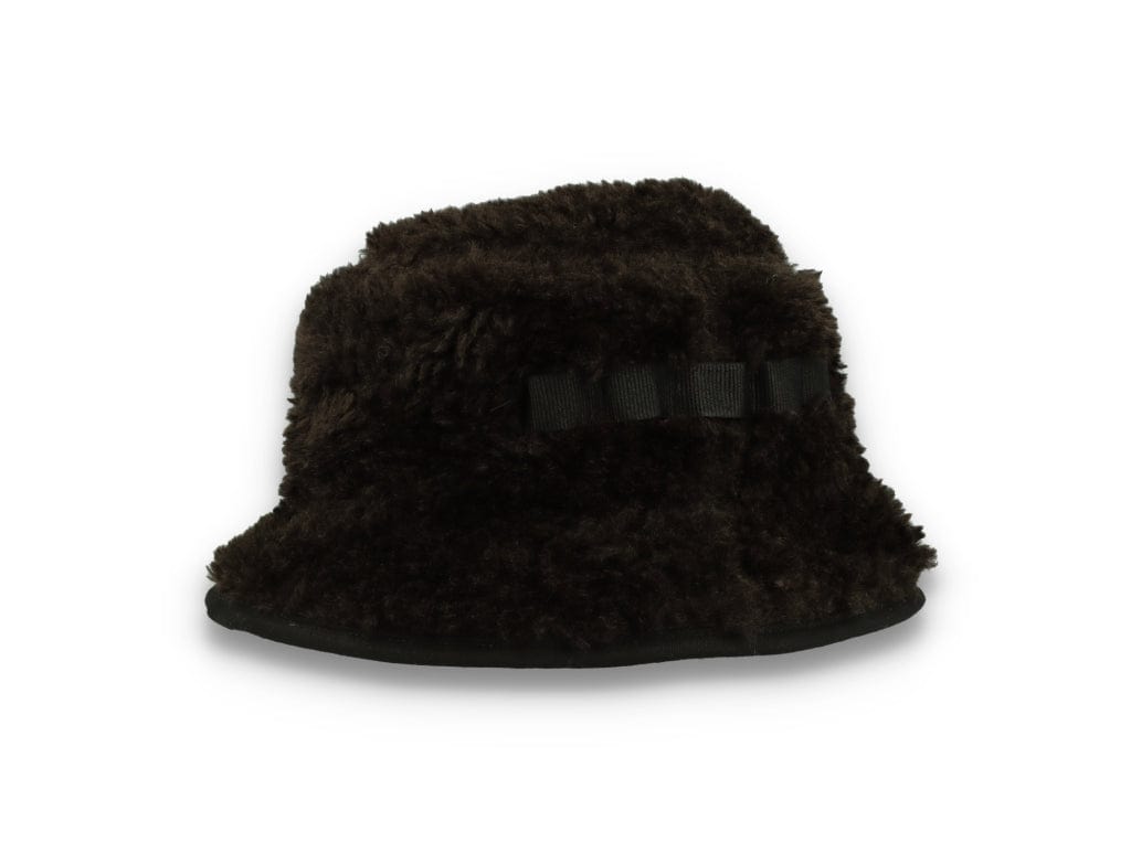 Faux Shearling Utility Bucket Black - LOKK