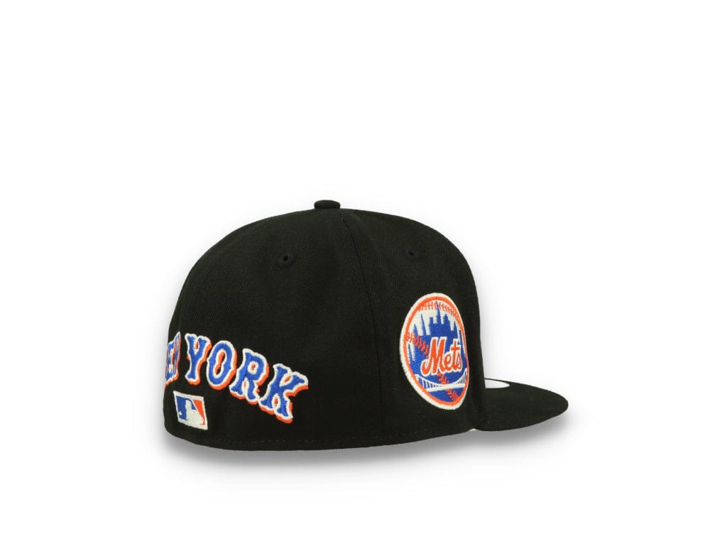 59FIFTY Upside Down All Over Print NY Mets Black