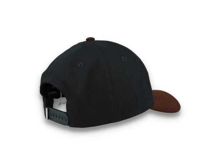 Baseball Cap Suede II Dark Navy/Ebony Brown - LOKK