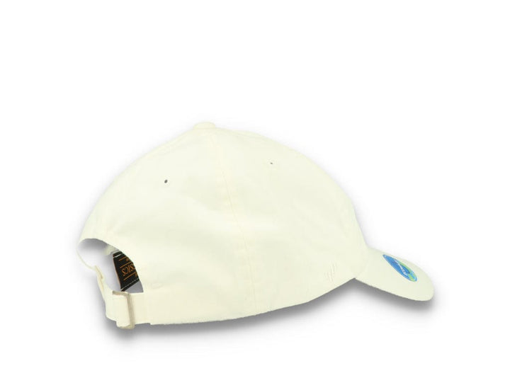 White Dad Cap Eco Wash Low Profile Cotton Twill - 6245EC