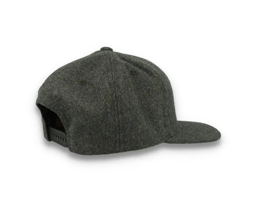 Yupoong Snapback Melton Wool 6689M Dark Grey - LOKK