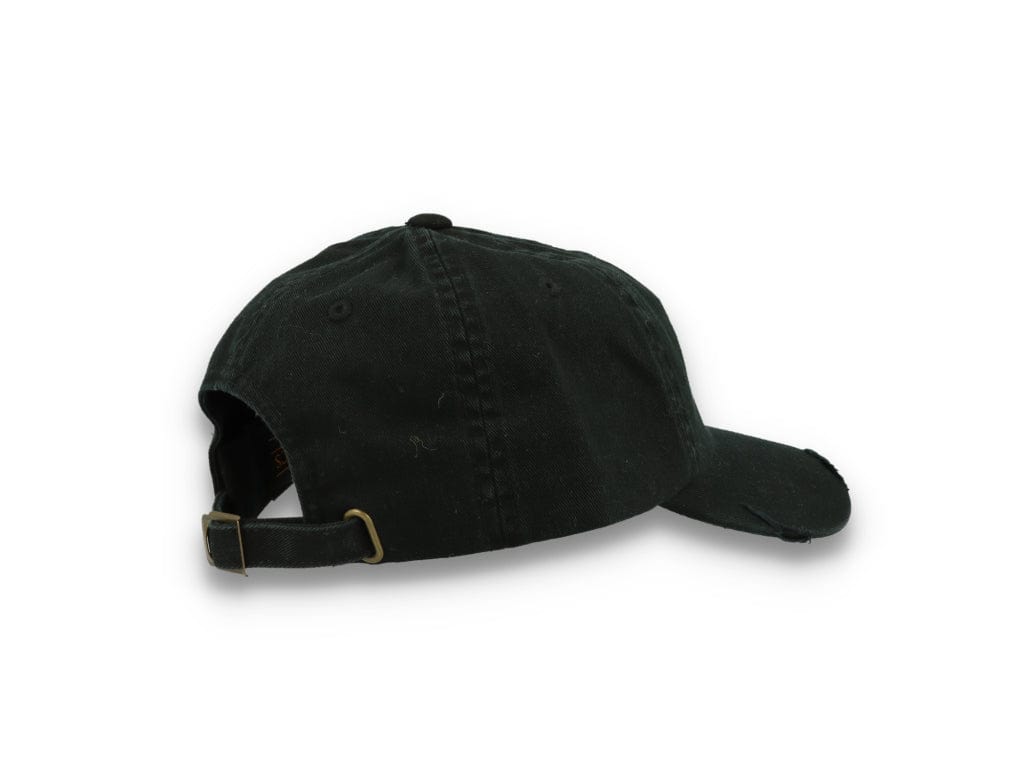 Low Profile Destroyed Cap Black 6245DC - LOKK