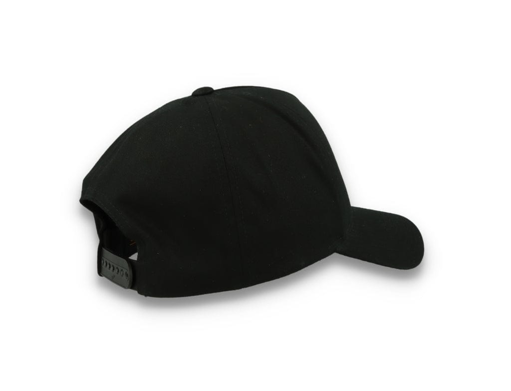 5-Panel Curved Classic Snapback Black - 7707
