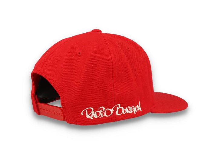 LOKK X RADIO BORGEN Snapback Red/White - LOKK