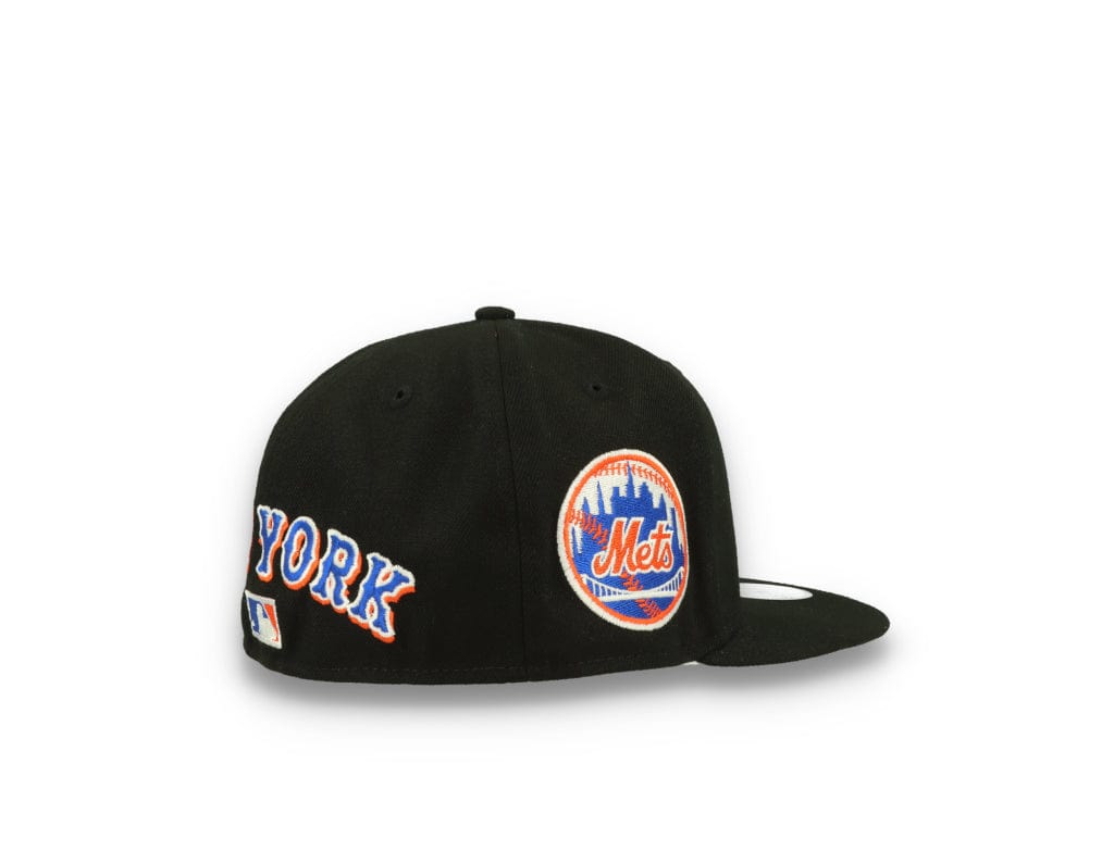 59FIFTY Upside Down All Over Print NY Mets Black