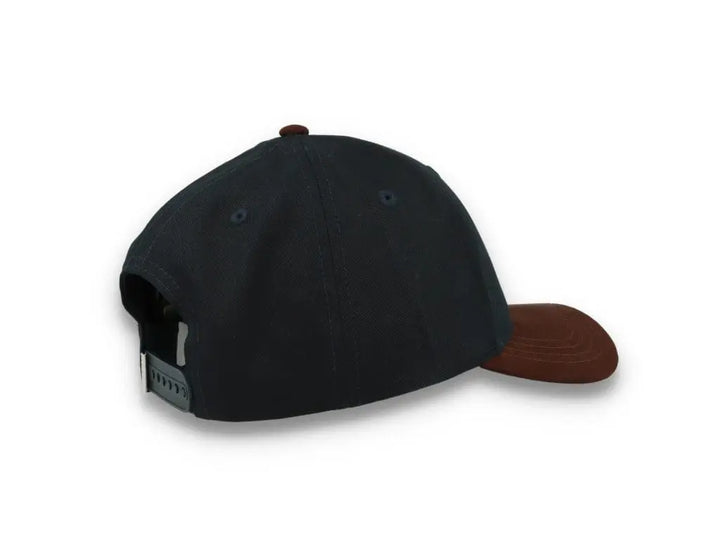 Baseball Cap Suede II Dark Navy/Ebony Brown - LOKK