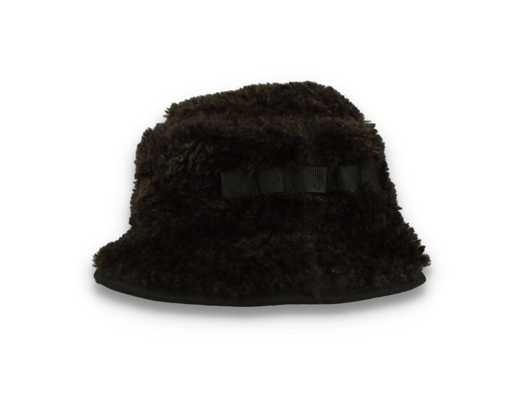 Faux Shearling Utility Bucket Black - LOKK